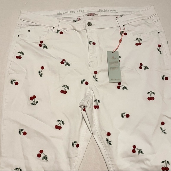 Laurie Felt Silky Ankle Skinny Jeans Womens Size 2X - Picture 2 of 16